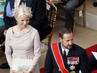 Princ Haakon s manželkou Mette-Marit z Nórska