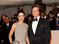 Colin Firth s manželkou