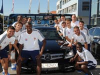 Nové autá futbalistov ŠK Slovan Bratislava