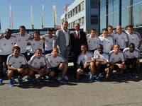Nové autá futbalistov ŠK Slovan Bratislava
