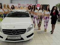 Voľba Miss Media a predstavenie Mercedes-Benz triedy A