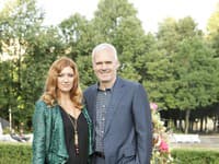 Andrea Cocherová, riaditeľka úseku komunikácie Orange Slovensko s manželom