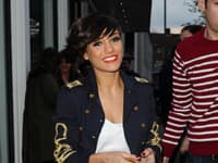 Frankie Sandford s kabelkou Hermes