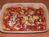 Polenta s paradajkovou omáčkou