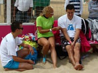 Peter Varinský počas beach volejbalového turnaja