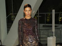 Adriana Lima si vyžiadala pozornosť rafinovanými šatami odhaľujúcimi jej nohy