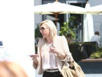 Elegantná Gabriela Drobová sa zrejme vybrala na stretnutie