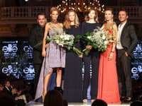 Víťazky spolu s úspešnými modelkami Michaelou Kocianovou a Danielou Peštovou, nechýbal ani Saša Jány