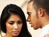 Nicole Scherzinger and Lewis Hamilton