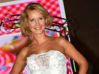Erika Barkolová ako nevesta počas módnej prehliadky