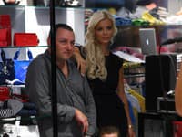 Modelka Silvia Kucherenko s manželom a synčekom