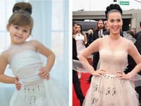 Šaty z papiera sú totožné s róbou, ktorú má na sebe speváčka Katy Perry