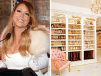 Mariah Carey je do topánok blázon. Okrem tisícky v šatníku, má veľa z nich ešte v krabiciach.