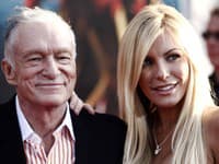 Hugh Hefner a Crystal Harris
