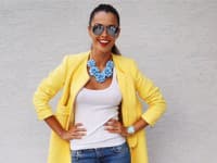 Modelka Silvia Križanová sa vyhrala s farbami, ktorými dodala boyfriend džínsom poriadnu iskru