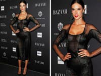 Alessandra Ambrosio všetkým vytrela zrak týmito transparentnými šatami