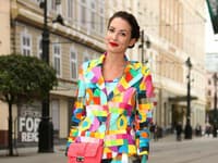 Tamara Heribanová vo farebnom outfite žiarila