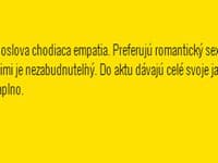 Ženy milujúce žltú farbu preferujú romantický sex