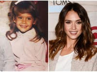 Jessica Alba bola už v minulosti veľmi krásne dieťa