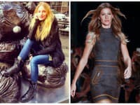 Češka Linda Vojtová a jej dvojníčka Gisele Bundchen