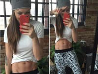 Alexandra Orviská skrýva pod šatami takéto vyrysované bruško