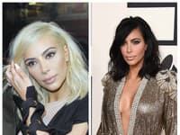 Kim Kardashian peroxidová blond vôbec nesvedčí