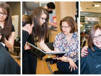 V kaderníctve KLIER sa jej venovala hairstylistka Kristína Melichová, ktorá  použila kvalitnú kryciu farbu tmavšieho odtieňa a zostrihla Janke kvalitný nový účes.