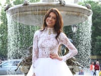 Riaditeľka Miss Slovensko 2015 Karolína Chomisteková ako bohyňa