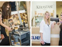 V kaderníctve KLIER v Poluse hairstylistka vytvorila Kristíne vynovený elegantný účes