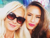 Slovenská tanečnica Natália Glosíková so svojou maminou
