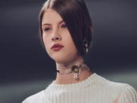 Barbora Podzimková na prehliadke Christian Dior v Paríži