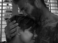 David Beckham so synom, ZDROJ: Foto: Instagram