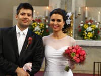 Šarkan v jeho veľký deň s manželkou Miškou