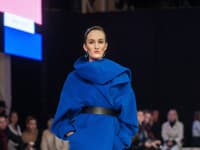 Michaela Ľuptáková predviedla kolekciu plnú farieb a zaujímavých materiálov