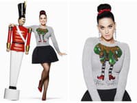 Katy má na obrázkoch oblečené modely zo sviatočnej kolekcie H&M