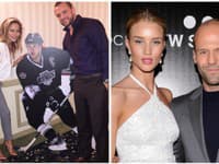 Ivana Surovcová a Marián Gáborík vs Rosie Huntington-Whiteley a Jason Statham, ZDROJ: SITA, www.instagram.com/iversanns/