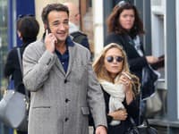 Mary-Kate po boku manžela Oliviera Sarkozyho