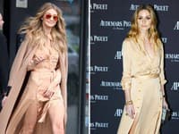 Gigi Hadid a Olivia Palermo v šatách od Self Portrait, ZDROJ: Foto: Profimedia