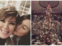 Kris Jenner pripravila takýto mohutný stromček a pompéznu výzdobu 