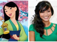 Princezná Mulan a moderátorka MTV Jessica Lu