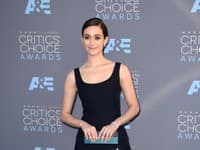 Na červenom koberci nechýbal ani Dior. Tentokrát na herečke Emmy Rossum