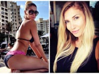Slovenská modelka Ivana Kičikoleva vystavuje ukážkový zadok