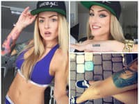 Talentovaná makeup-artistka Lucia Sládečková má kresby po celom tele