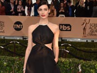 Na červenom koberci zahviezdila aj Jessica Paré, ZDROJ: Foto: Sita 