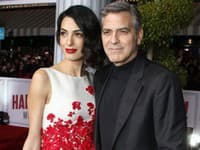 Amal s Georgom na premiére filmy Hail Caesar v Hollywoode, ZDROJ: Foto: Profimedia