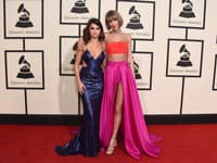 Selena Gomez a Taylor Swift taktiež nechýbali na prestížnych cenách Grammy, ZDROJ: Foto: Sita 