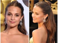 Alicia Vikander stavila na jednoduchý účes