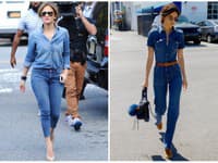 JLo aj Kendall Jenner sa zamilovali do denimových lookov