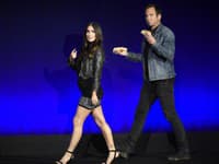 Na akcii CinemaCon 2016 ukázala Megan Fox rastúce bruško
