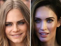 Ideálna žena by mala mať tvár ako Cara Delevinge (podľa žien) a ako Megan Fox podľa mužov...